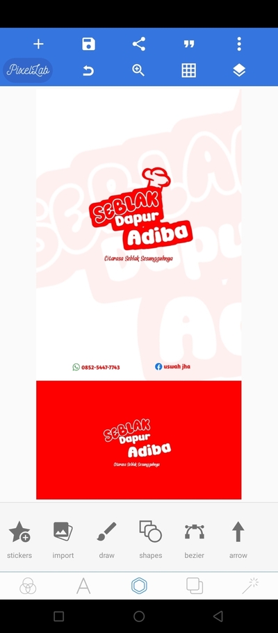 Seblak warung adiba