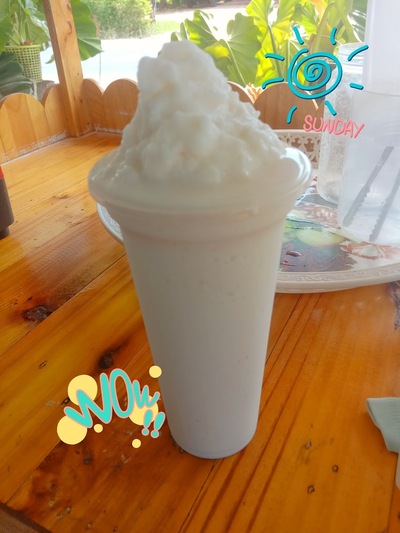 คิตตี้มะพร้าวปั่นนมสด