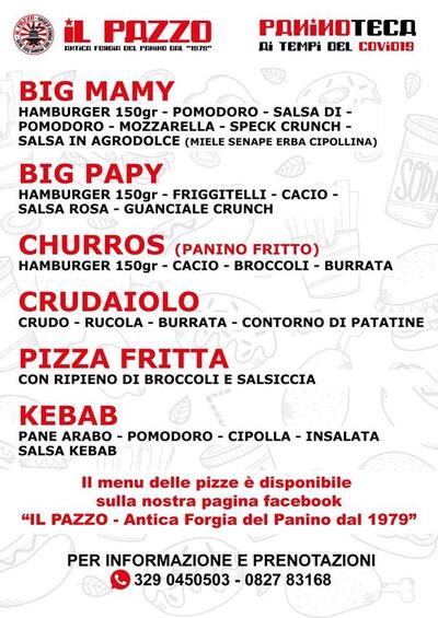 IL PAZZO - Antica Forgia del Panino dal 1979