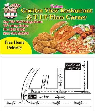 Taham Garden View Resturant and Tip Pizza Corner