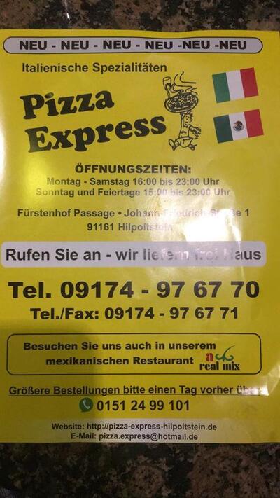 Der Pizza-Express Lieferservice