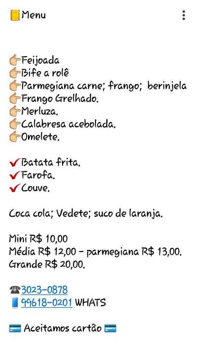 Silvana Marmitex Votorantim SP