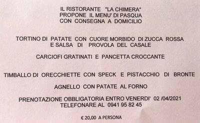 Ristorante Pizzeria La Chimera
