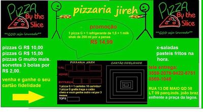 Pizzaria jireh Goiás GO