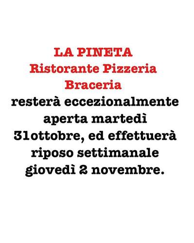 Pizzeria La Pineta Delle Terme
