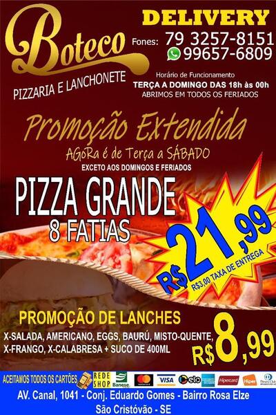 Boteco Pizzaria E Lanchonete