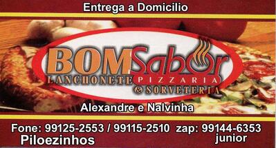 Lanchonete e Pizzaria Bom sabor