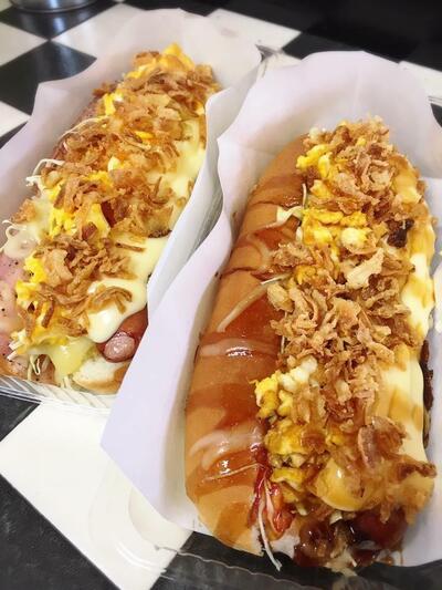 大熊ホットドッグ＆たこ焼