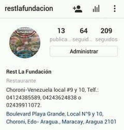 Rest La Fundacion Choroní
