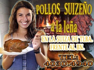 Pollos Suizeño a La Leña.