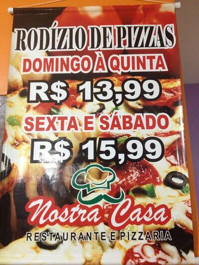 Nostra Casa Restaurante e Pizzaria Guaramirim SC