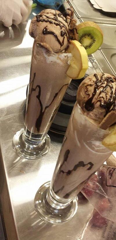 وافل وكوكتيل توب فروتي / waffle and cocktail top fruity