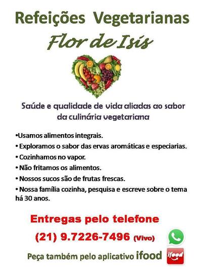 Vegetariano Flor de Isis Niterói RJ foto