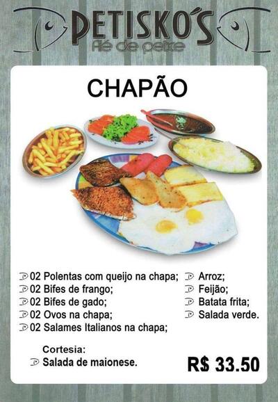 Petiskos Files de Peixe foto