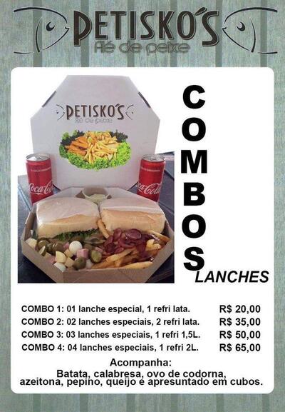 Petiskos Files de Peixe foto