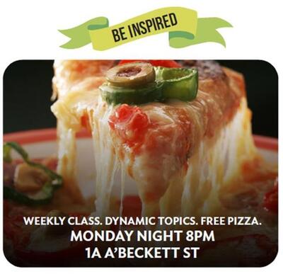 Monday night Pizza party & Shiur
