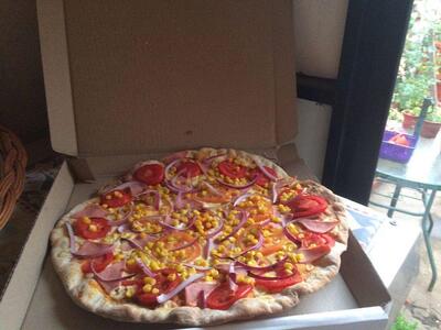 Pizza a la piedra Tome