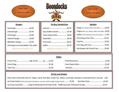 Boondocks Burger Joint