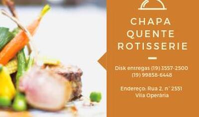 Chapa Quente Rotisserie Rio Claro SP foto