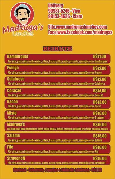 Madruga'S Lanches São Borja RS