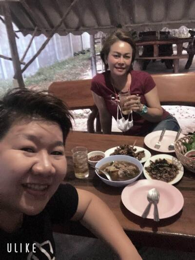 ร้านป้าอ้วนลาบเป็ด บ้านส้มป่อย อ.อุทุมพรพิสัย