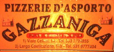 Pizzerie D'asporto Gazzaniga Valenza