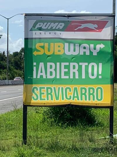 Subway Puma Hormigueros