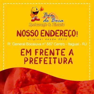 Restaurante e Pizzaria Bom de Boca Original Itaguaí RJ