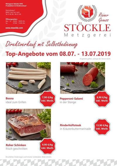 Metzgerei Stöckle "Zum Boarn" Rain