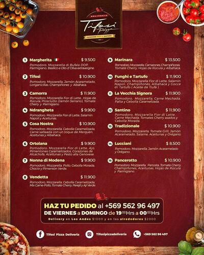 Tifosi Pizza Deliveria