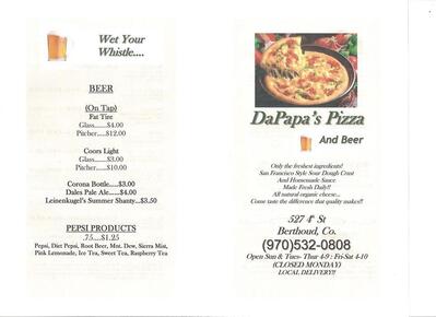dapapa's pizza