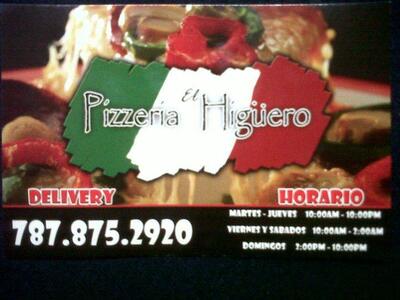Pizzeria El Higuero Comerio