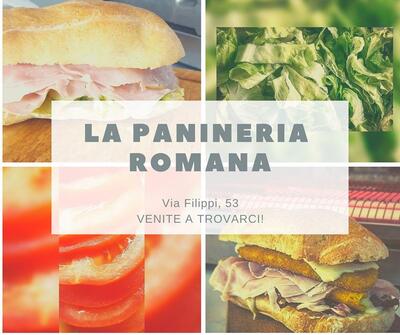 Ordina un hamburger al ristorante La Panineria Romana