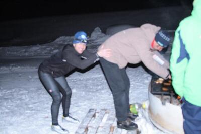 Base camp Italian Alps Pragelato