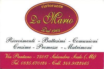 Ristorante Da Mario Salandra