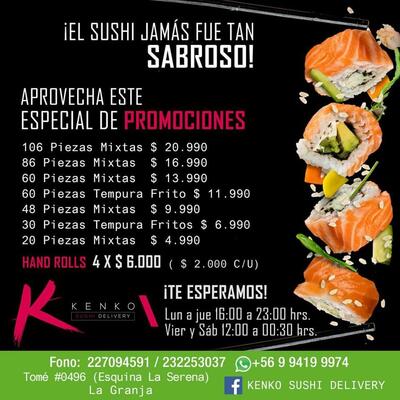 Kenko Sushi Delivery