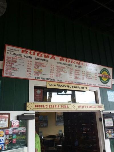 Bubba Burgers Poipu