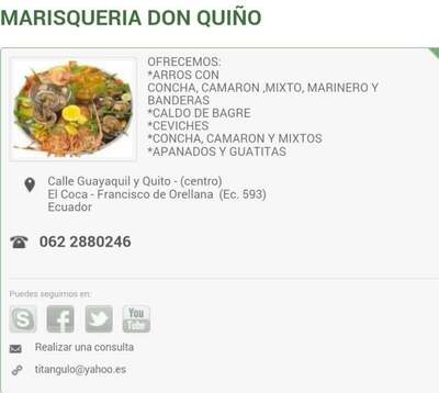 Marisqueria Don Quiño