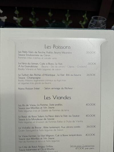 Restaurant Les Jardins du Léman