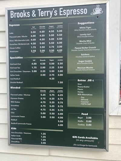 Brook’s & Terry’s Espresso