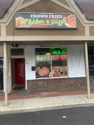 crown fried chicken and burger