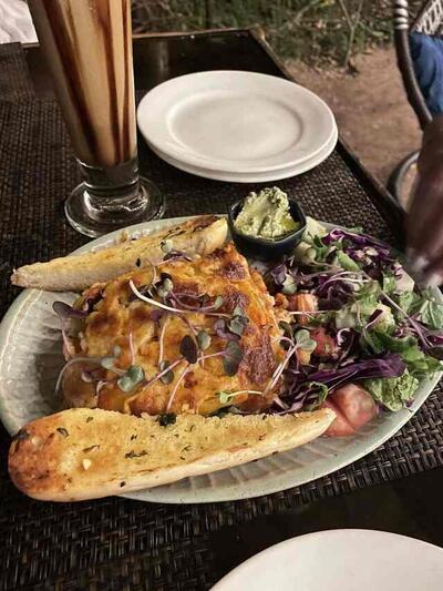 Hope cafe @Auroville Main Road - Wood fire pizza / Best Pizza shop in Auroville