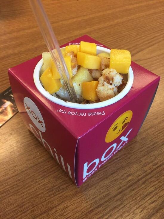 Chillbox Greek Frozen Yogurt in San Diego Restaurant menu and reviews