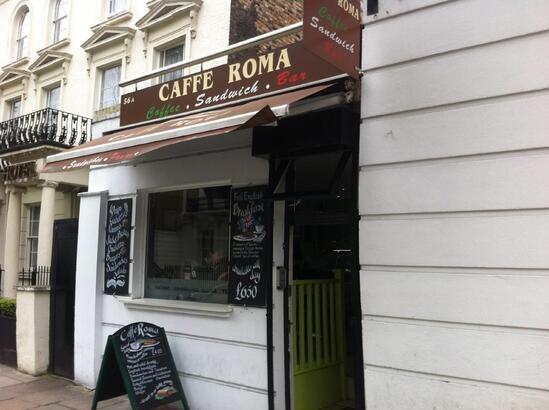 Cafe Roma, 56A Queensway in London - Restaurant menu and reviews