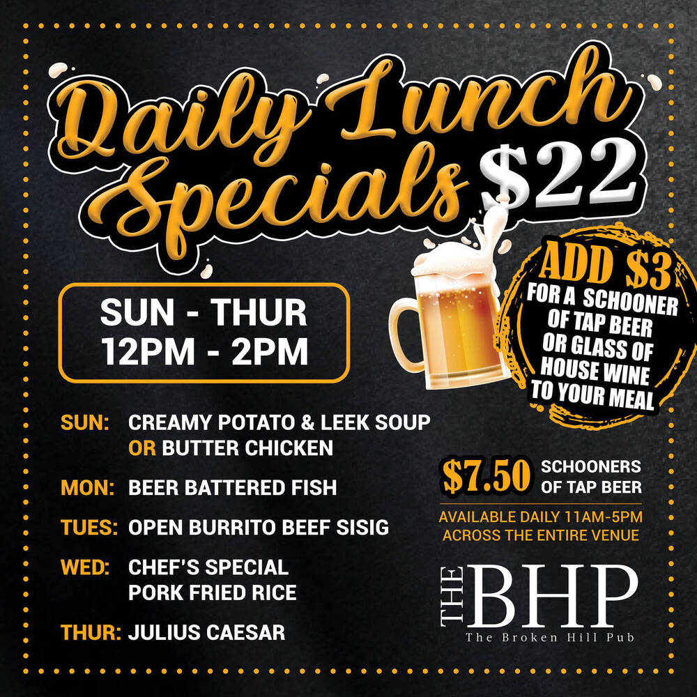 Daily Lunch Specials